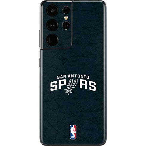 NBA San Antonio Spurs Distressed Galaxy S21 Ultra 5G Skin
